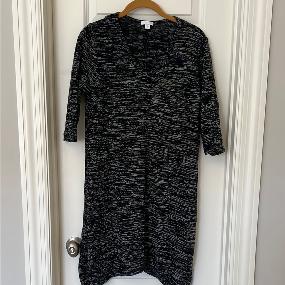 J. Jill black Sweater Dress, Size Small